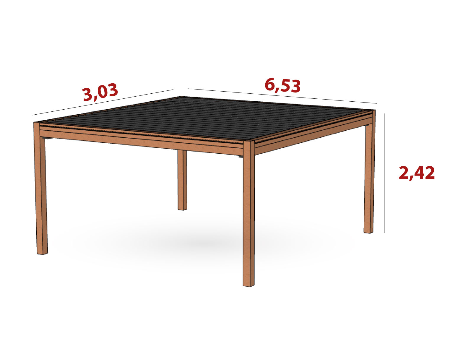 pergola-bioclimatique-3.03x6.53-dimensions